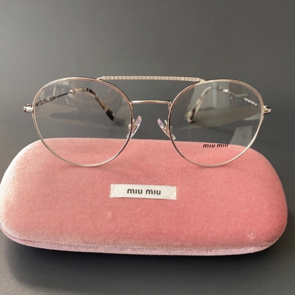 Miu Miu Eyeglasses NWOT oval shape